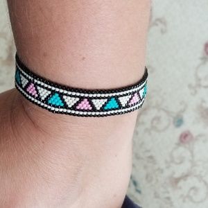 Miyuki Bracelet - Cream,Pink,Turquoise,Black